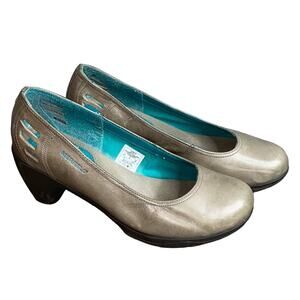 Merrell Cycling Aluminum Leather Heels 8.5